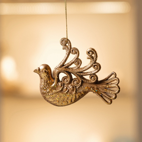 Игрушка на елку "Голубь" 11 см